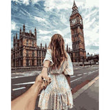 paint by numbers | Romantic Stroll London | cities intermediate | FiguredArt