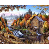 paint by numbers | Quiet River | advanced landscapes | FiguredArt