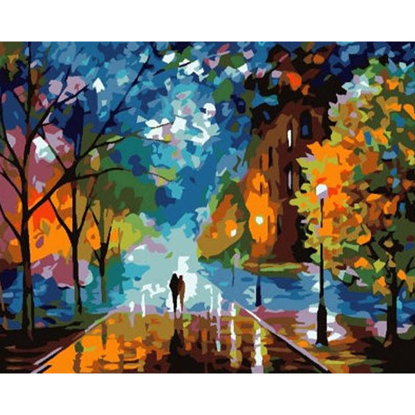 paint by numbers | Fresh Evening | advanced cities landscapes | FiguredArt