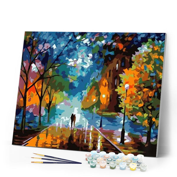 paint by numbers | Fresh Evening | advanced cities landscapes | FiguredArt