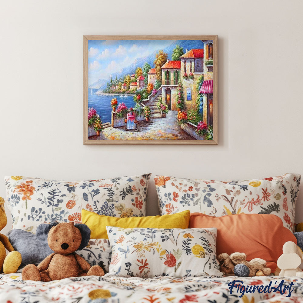 paint by numbers | Sea view and nice weather | advanced landscapes | FiguredArt