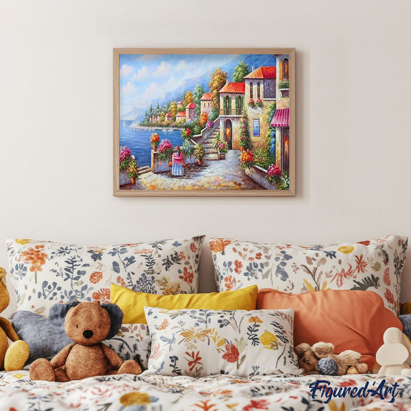 paint by numbers | Sea view and nice weather | advanced landscapes | FiguredArt