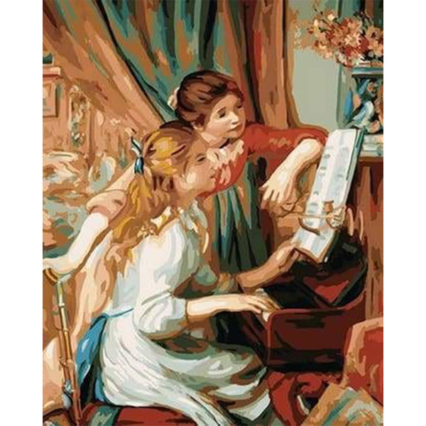 paint by numbers | Piano Lesson | intermediate music romance | FiguredArt