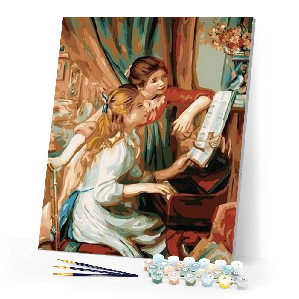 paint by numbers | Piano Lesson | intermediate music romance | FiguredArt
