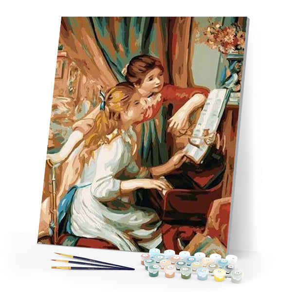 paint by numbers | Piano Lesson | intermediate music romance | FiguredArt