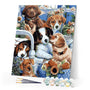 paint by numbers | Cute Dogs | animals dogs intermediate | FiguredArt