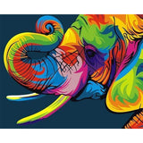 paint by numbers | Elephant Pop Colors | animals easy elephants Pop Art | FiguredArt