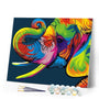 paint by numbers | Elephant Pop Colors | animals easy elephants Pop Art | FiguredArt