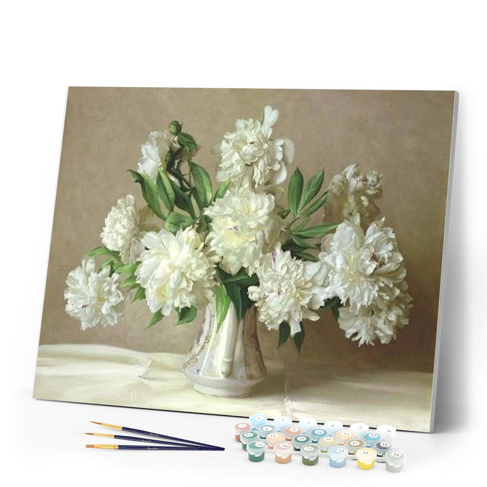 paint by numbers | Pretty Peonies | advanced flowers | FiguredArt