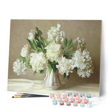 Load image into Gallery viewer, paint by numbers | Pretty Peonies | advanced flowers | FiguredArt