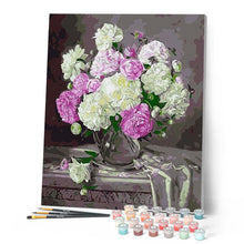 Load image into Gallery viewer, paint by numbers | Nice Camellias | easy flowers | FiguredArt