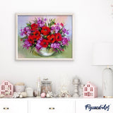 paint by numbers | Colorful bouquet | advanced flowers | FiguredArt