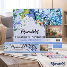 Load image into Gallery viewer, paint by numbers | Fishing boats at Port | advanced landscapes ships and boats | FiguredArt