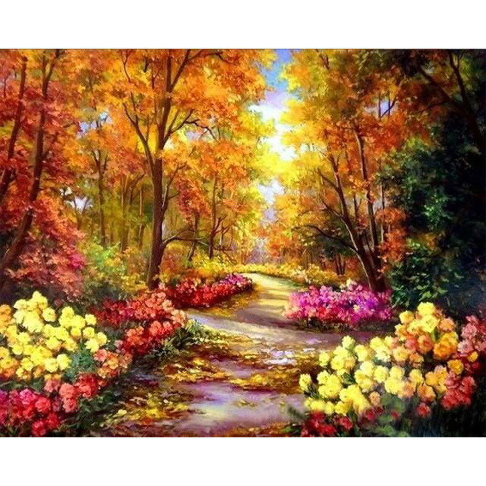 paint by numbers | Colorful Forest | advanced landscapes | FiguredArt