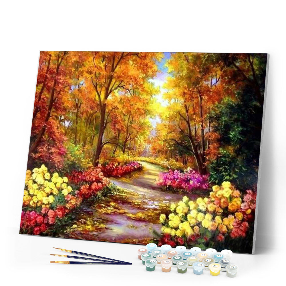 paint by numbers | Colorful Forest | advanced landscapes | FiguredArt