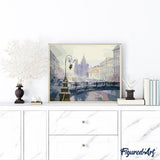 paint by numbers | Snow in the City | cities easy | FiguredArt