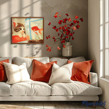 Load image into Gallery viewer, paint by numbers | Cat and Goldfish | animals cats easy | FiguredArt