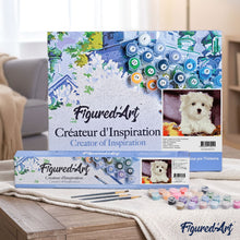 Load image into Gallery viewer, paint by numbers | Small white dog | animals dogs easy | FiguredArt