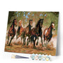 paint by numbers | Horses in the Ranch | animals horses intermediate | FiguredArt