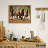 paint by numbers | Horses in the Ranch | animals horses intermediate | FiguredArt