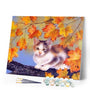 paint by numbers | Kitten on a Branch | animals cats easy | FiguredArt