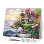 paint by numbers | House near the Lighthouse | advanced landscapes | FiguredArt