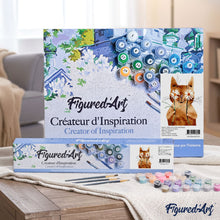 Load image into Gallery viewer, paint by numbers | Cat and Daisies | animals cats easy | FiguredArt