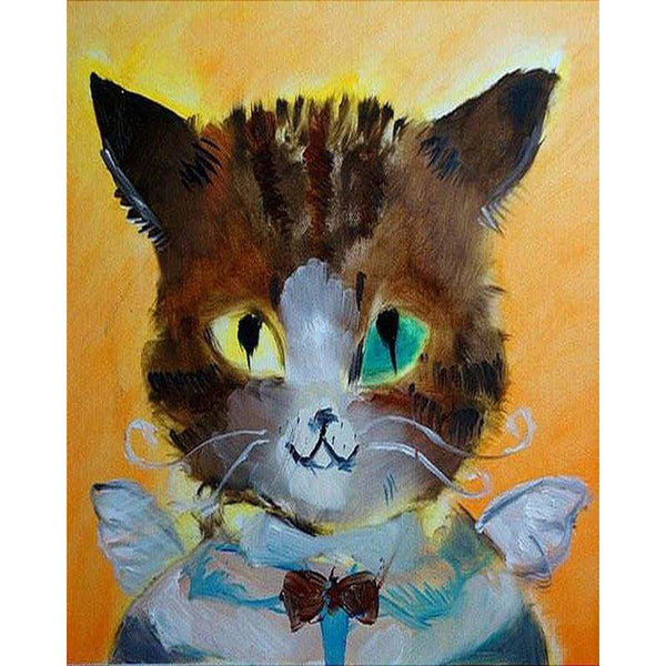 paint by numbers | Little Cat Angel | animals cats easy | FiguredArt