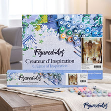 Load image into Gallery viewer, paint by numbers | Street Winter in Russia | advanced cities | FiguredArt