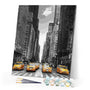 paint by numbers | Modern City and Yellow Taxis | advanced cities | FiguredArt