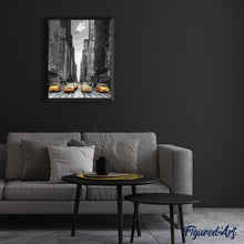 Load image into Gallery viewer, paint by numbers | Modern City and Yellow Taxis | advanced cities | FiguredArt