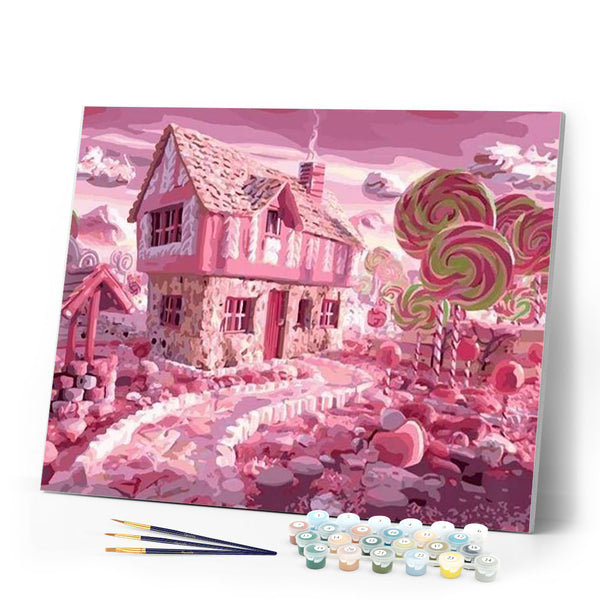 paint by numbers | Hansel and Gretel | advanced kids landscapes | FiguredArt