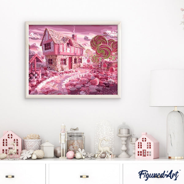 paint by numbers | Hansel and Gretel | advanced kids landscapes | FiguredArt