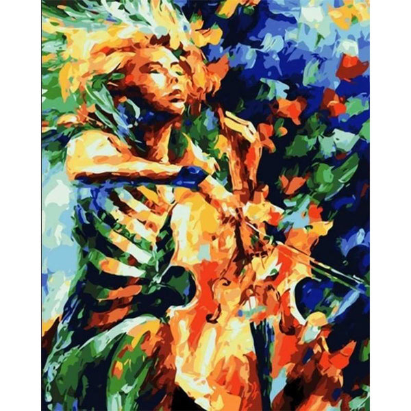 paint by numbers | Cellist | advanced music | FiguredArt