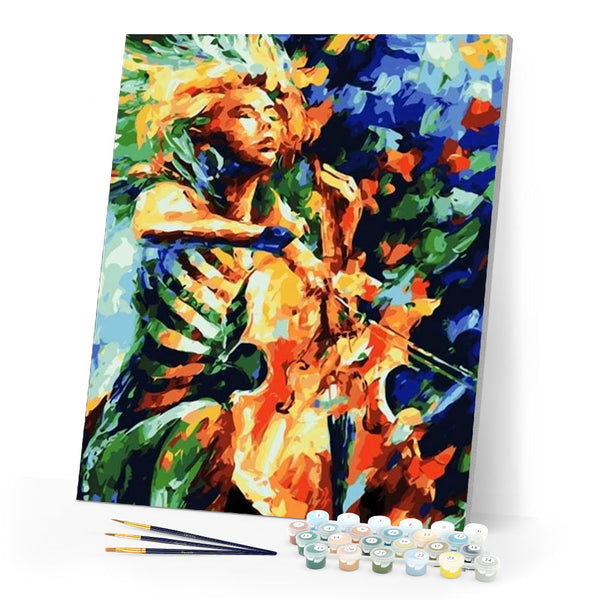 paint by numbers | Cellist | advanced music | FiguredArt