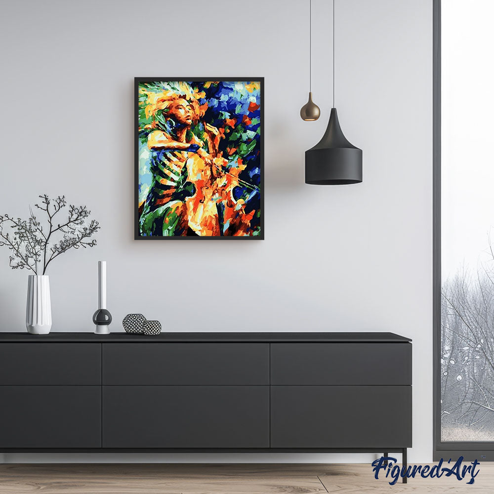 paint by numbers | Cellist | advanced music | FiguredArt