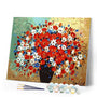 paint by numbers | Flowers tricolor | flowers intermediate | FiguredArt