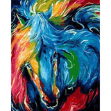 paint by numbers | Colored Horse | animals easy horses | FiguredArt