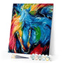 paint by numbers | Colored Horse | animals easy horses | FiguredArt