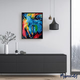 paint by numbers | Colored Horse | animals easy horses | FiguredArt