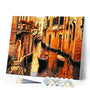 paint by numbers | Gondolas in Venice | cities intermediate | FiguredArt