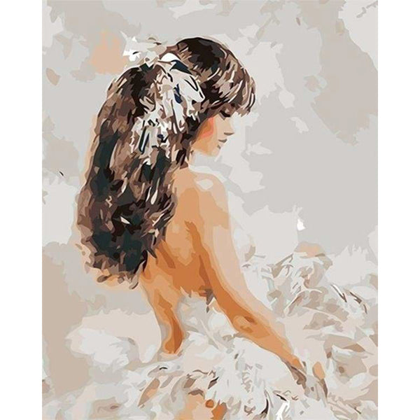 paint by numbers | Lady at School | cities easy | FiguredArt