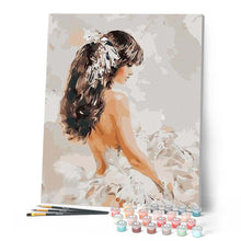 Load image into Gallery viewer, paint by numbers | Lady at School | cities easy | FiguredArt
