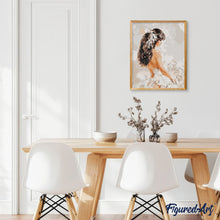 Load image into Gallery viewer, paint by numbers | Lady at School | cities easy | FiguredArt