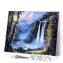 paint by numbers | Waterfall view | advanced landscapes | FiguredArt