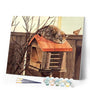 paint by numbers | Perched Cat | animals cats intermediate | FiguredArt