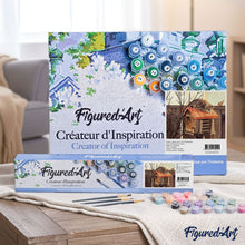 Load image into Gallery viewer, paint by numbers | Perched Cat | animals cats intermediate | FiguredArt