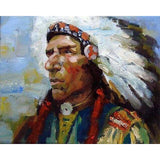 paint by numbers | Indian leader | advanced world | FiguredArt