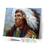 paint by numbers | Indian leader | advanced world | FiguredArt