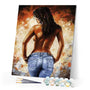 paint by numbers | Sexy womans back | advanced nude romance | FiguredArt